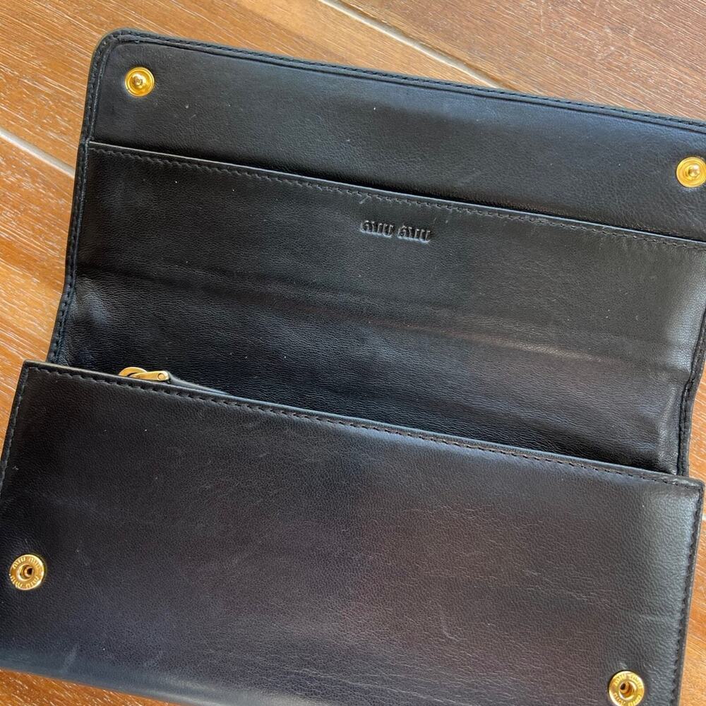 Miu Miu Wallet With Chain - image 3